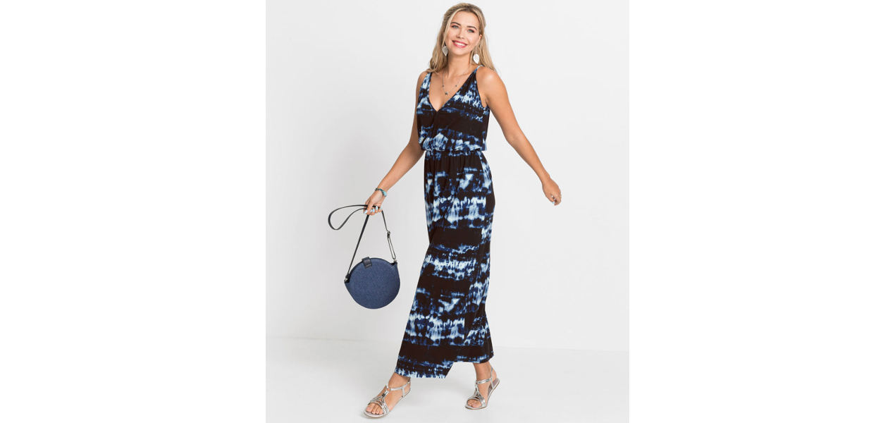 Długa sukienka batikowa