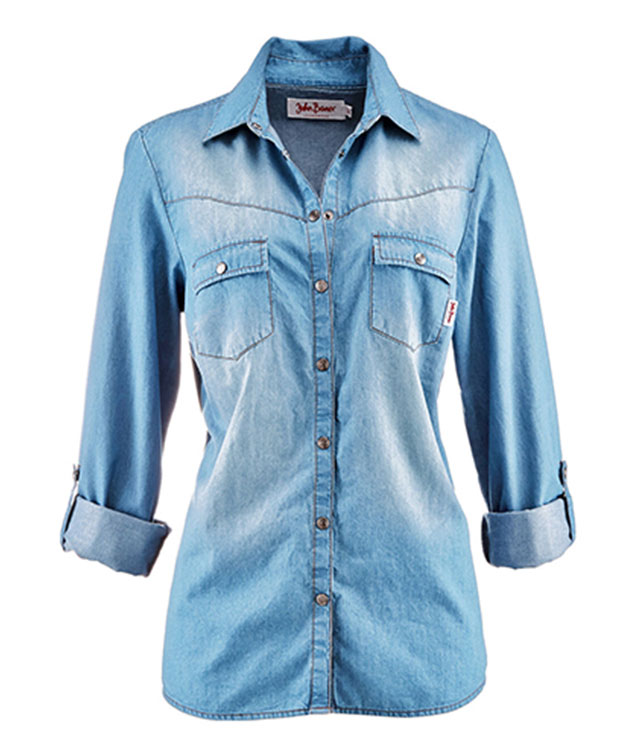 Bluzka dżinsowa z napami