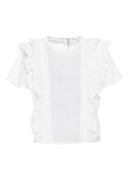 Bluzka shirtowa z falbanami