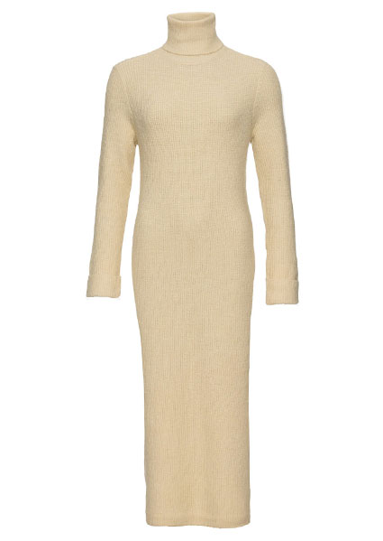 Sukienka dzianinowa z golfem