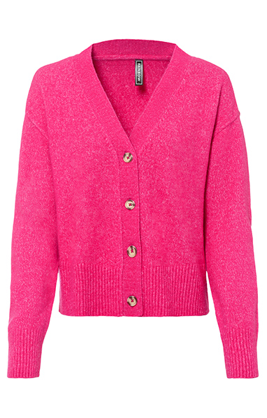 Krótszy sweter rozpinany