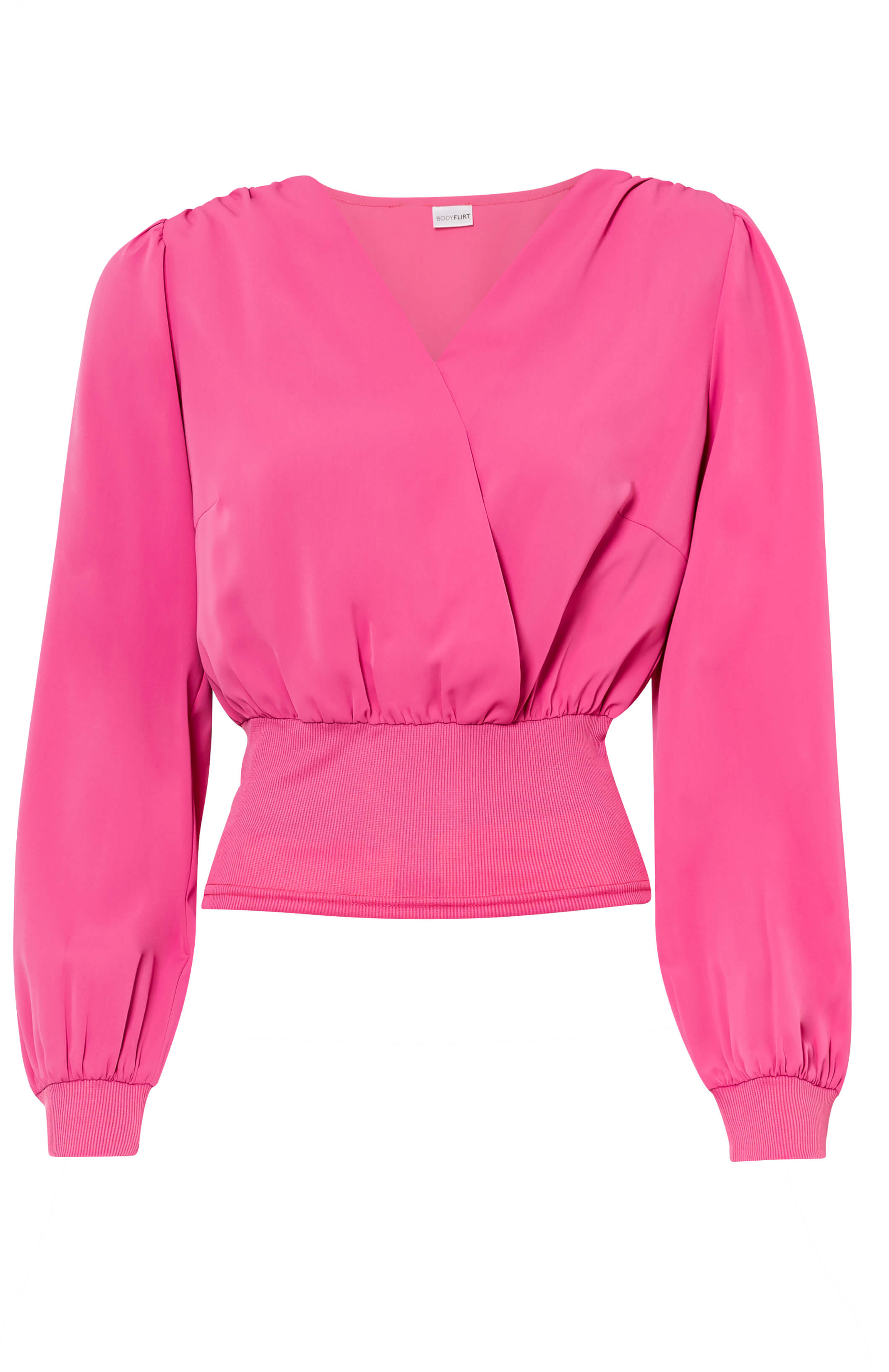 Bluzka z efektem założenia kopertowego