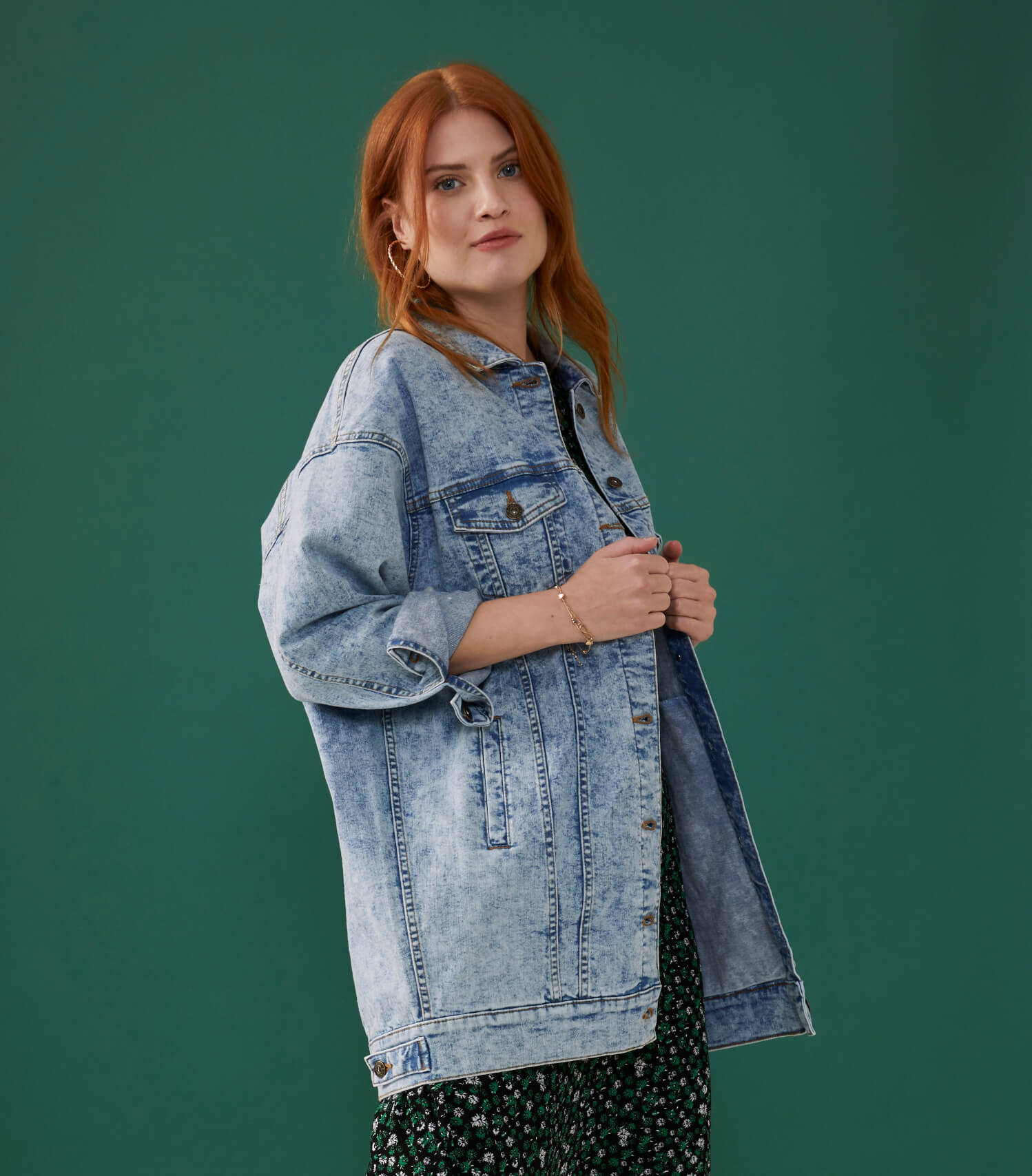 Kurtka dżinsowa oversize