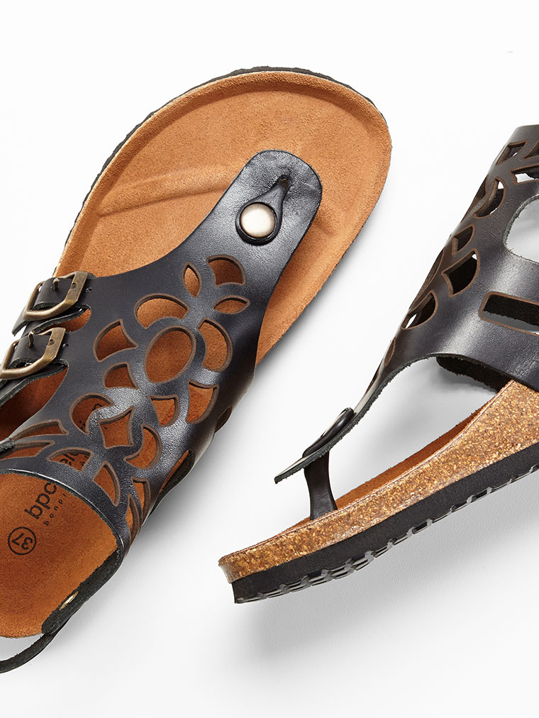 Wygodne sandały skórzane